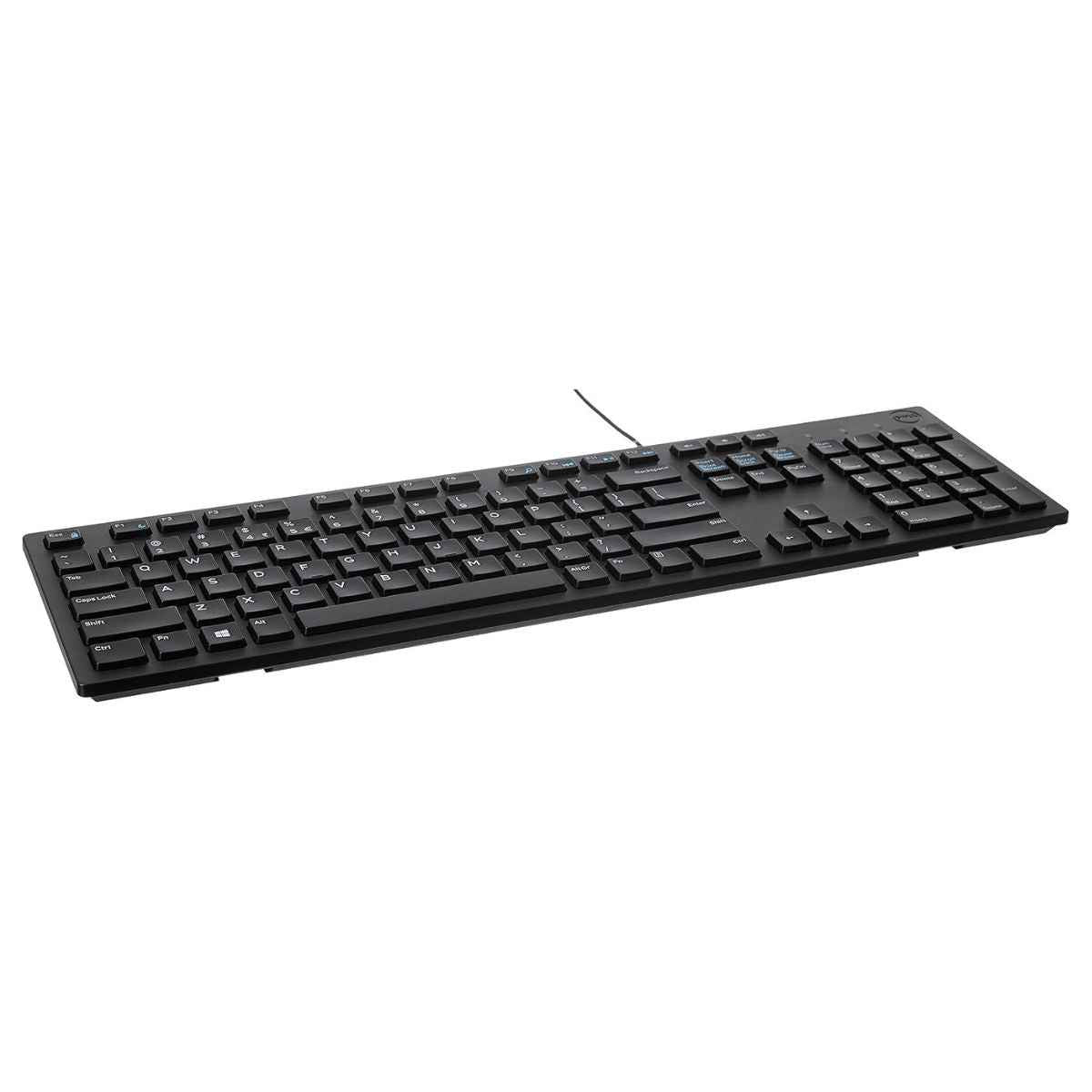 Dell KB216 Multimedia Wired Keyboard | USB | Chiclet Keys | Multimedia Hot Keys | English &amp; Arabic Layout | Black | KB216-BK-ENG-INT / KB216, 580-ADGW