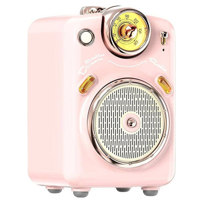 Divoom Fairy-OK Portable Bluetooth Speaker, 7 Voice Modes, Mini Microphone, 10W Output Louder Sound, 2000mAh for 6 Hours, Bluetooth 5 Connectivity, Pink, Green
