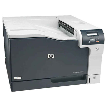 HP CP5225n Color LaserJet A3 Professional Printer, Up to 20ppm Black & Color, Up to 600 x 600 DPI Resolution, 2-Line, 16-Character Backlit Display, 250-Sheet Face-Down Output Bin, White | CE711AB19
