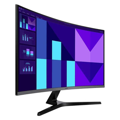 Samsung Essential S3 Curved Monitor, 32" VA Display, FHD Resolution, 100Hz Resolution, 4ms (GtG) Response Time, Eye Saver Mode, Flicker Free, 16.7m Color Support, Black
