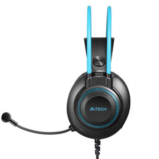 A4Tech FH200U Conference USB Over-Ear Headphone – DSP Stereo, 50mm Drivers, Noise-Cancelling Mic