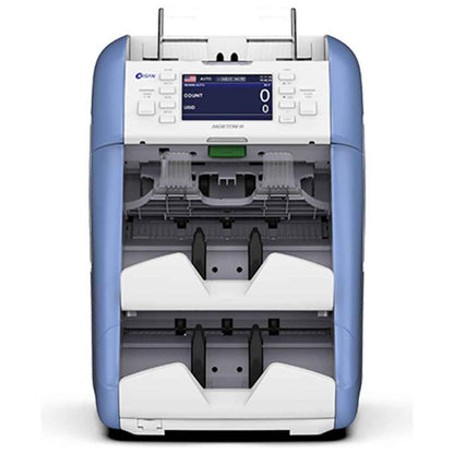 Kisan Newton30 Premium Banknote Sorter – 2+1 Pocket, Multi-Currency, OCR Serial Number Reading, 4.3" Touch Display