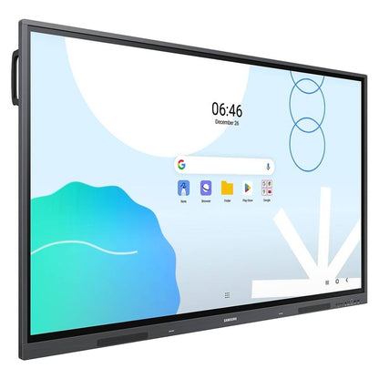 Samsung WAD Android OS Interactive Display, 86" 4K UHD IPS Touch Display, 8ms Response Time, 64GB Flash Memory, Wi-FI & Bluetooth Connectivity, Android 13, Space Gray | LH86WADWLGCXUE