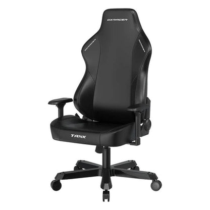 DXRacer Tank Series Gaming Chair, 4D Adjustable Armrests, Magnetic Headrest & Lumbar Support, PU-Coated Silent Casters, 90°~135° Back Recliner, Class 4 Hydraulics, XXL Size, Black | GC/XXLTM23LTA/N