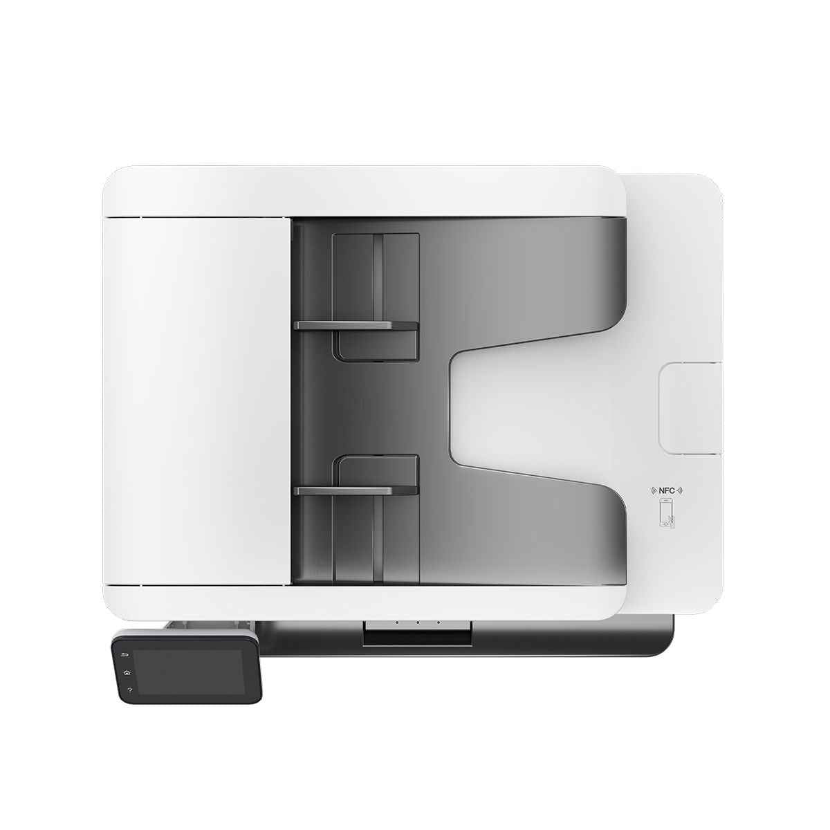 Pantum BM5100FDW Mono Multifunction Laser Printer, Print, Copy, Scan, Fax, Up to 40 ppm Print Speed, 3.6" Touch Screen Operation Panel, Flatbed + DADF Scanner, White | BM5100FDW