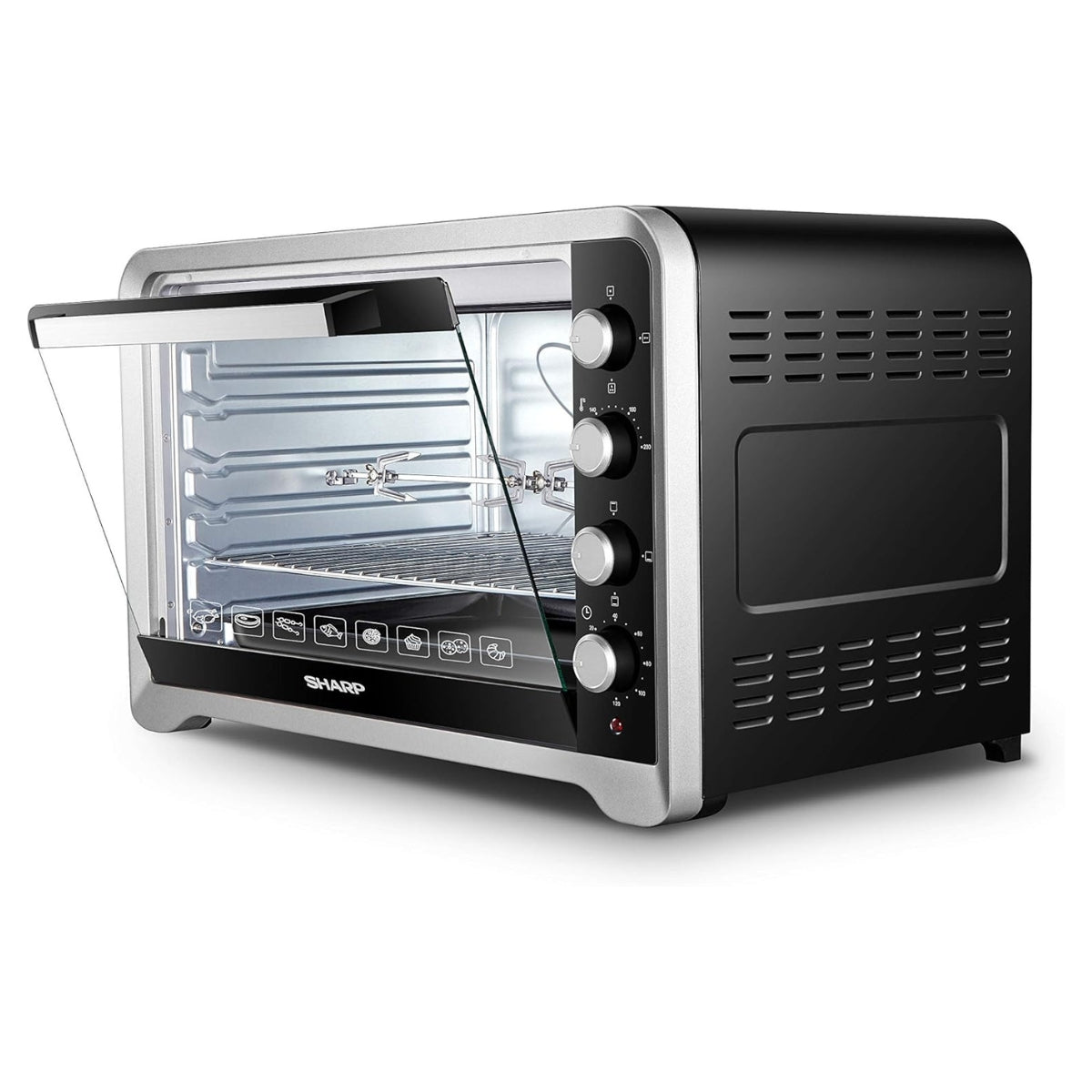 Sharp Electric Oven EOG120-K3 | 100-Litre Capacity, Multifunction Bake & Grill, Stainless Steel Interior, Timer & Auto Shut-Off – Ideal for Home & Commercial Use