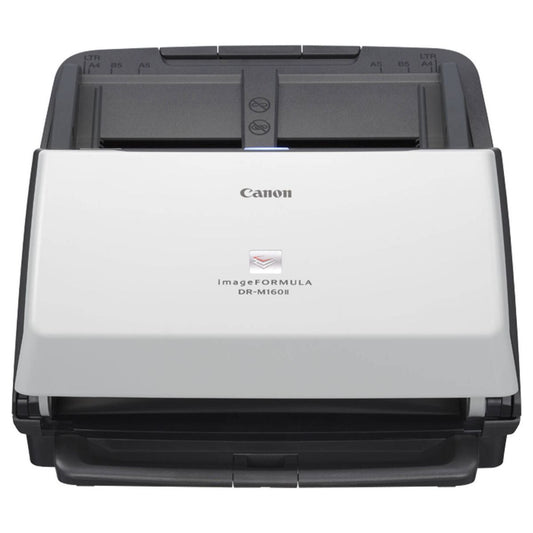 Canon imageFORMULA DR-M160II Desktop Scanner, CMOS CIS 1 Line Sensor, 600 DPI Resolution, Up To 120 IPM Scanning Speed, High speed USB 2.0 Interface, 75 Sheets Feeder Capacity | 9725B003AH