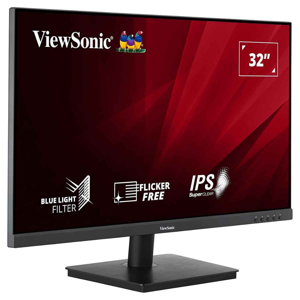 ViewSonic VA3209-2K-MHD Monitor – 32" QHD IPS Display, 75Hz, 4ms GtG, HDR10, Built-in Speakers (Black)