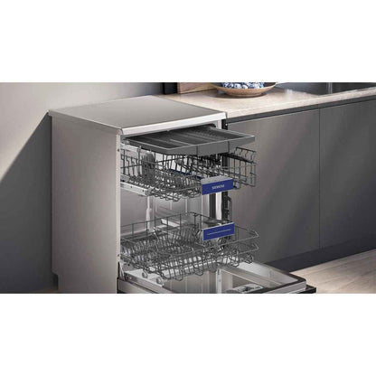 Siemens iQ500 60cm Freestanding Dishwasher – 14 Place Settings, Home Connect, Black (SN23HB62MT)