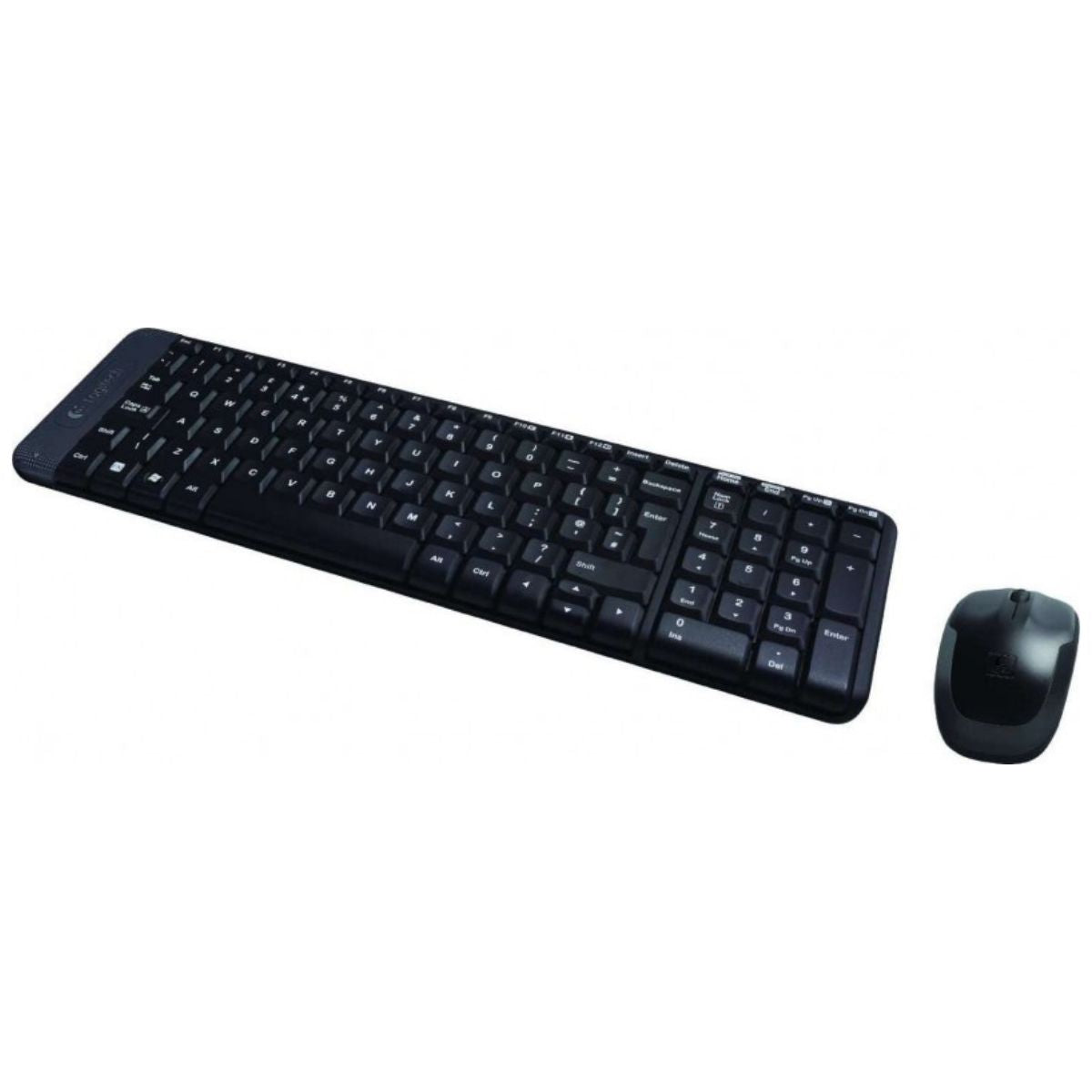Logitech MK220 Wireless Keyboard and Mouse Combo – Compact Design, 2.4GHz, Long Battery Life (Black | EN / EN-AR)