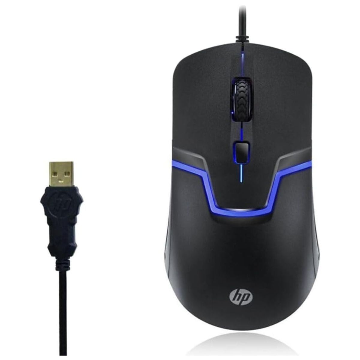 HP M100 USB Wired versatile and reliable Gaming Optical Mouse – Black | 1QW49AA