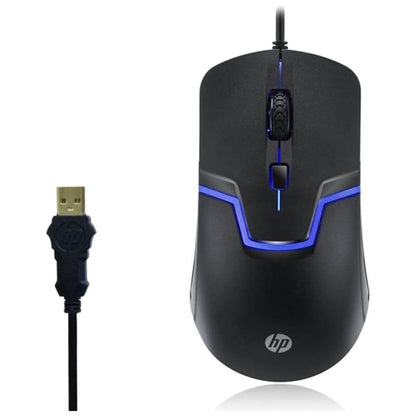 HP M100 USB Wired versatile and reliable Gaming Optical Mouse – Black | 1QW49AA