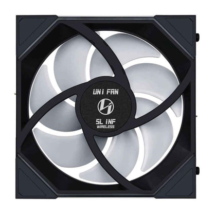 Lian Li UNI Fan SL-Infinity Wireless Reverse Blade 140mm ARGB PC Case Fan | Black / White