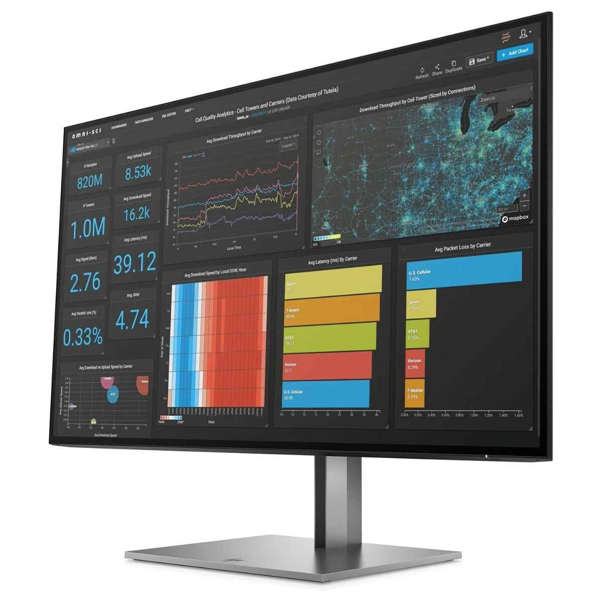 HP Z27Q G3 Monitor – 27" QHD IPS Display, 2560×1440, 60Hz, 5ms Response Time | 1C4Z7AA