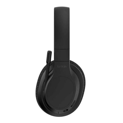 Belkin SoundForm Adapt Wireless Over-the-Ear Bluetooth Headphones with Mic – Rich Sound & Long Battery (AUD005BTBLK, Black, UAE)