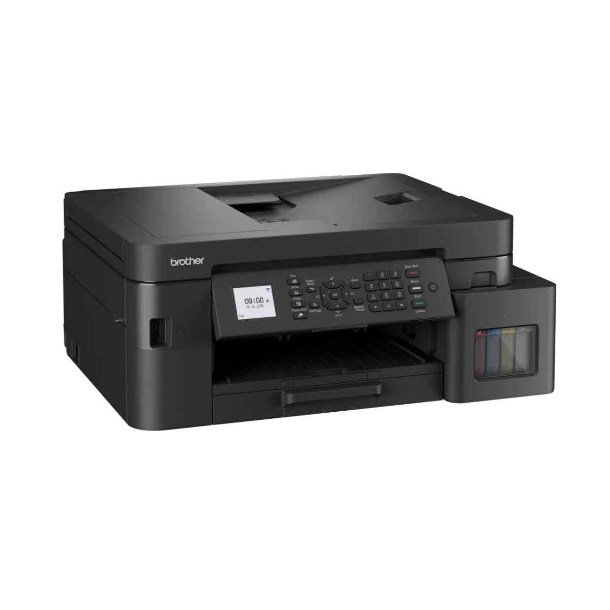 Brother MFC-T930DW Ink Tank Printer, Up to 1200 x 6000 DPI, 17 IPM Print Speed, Auto 2-Sided Duplex Printing, 20 Sheets Auto-Document Feeder, WiFi, WiFi-Direct, USB 2.0, LAN, Black | MFC T930DW