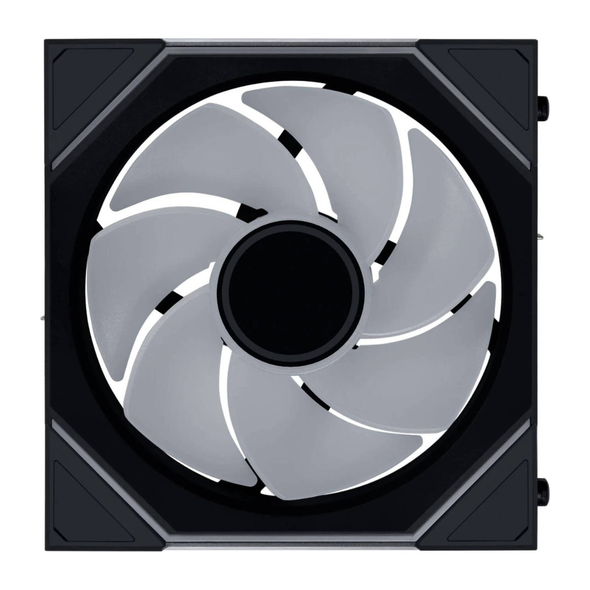 Lian-Li UNI FAN SL-INF Wireless Reverse Blade 120mm Case Fan – 2300 RPM, 67 CFM Airflow, FDB Bearing, Single Pack | Black / White