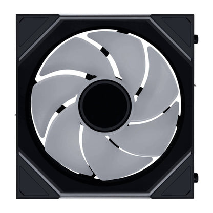 Lian-Li UNI FAN SL-INF Wireless Reverse Blade 120mm Case Fan – 2300 RPM, 67 CFM Airflow, FDB Bearing, Single Pack | Black / White