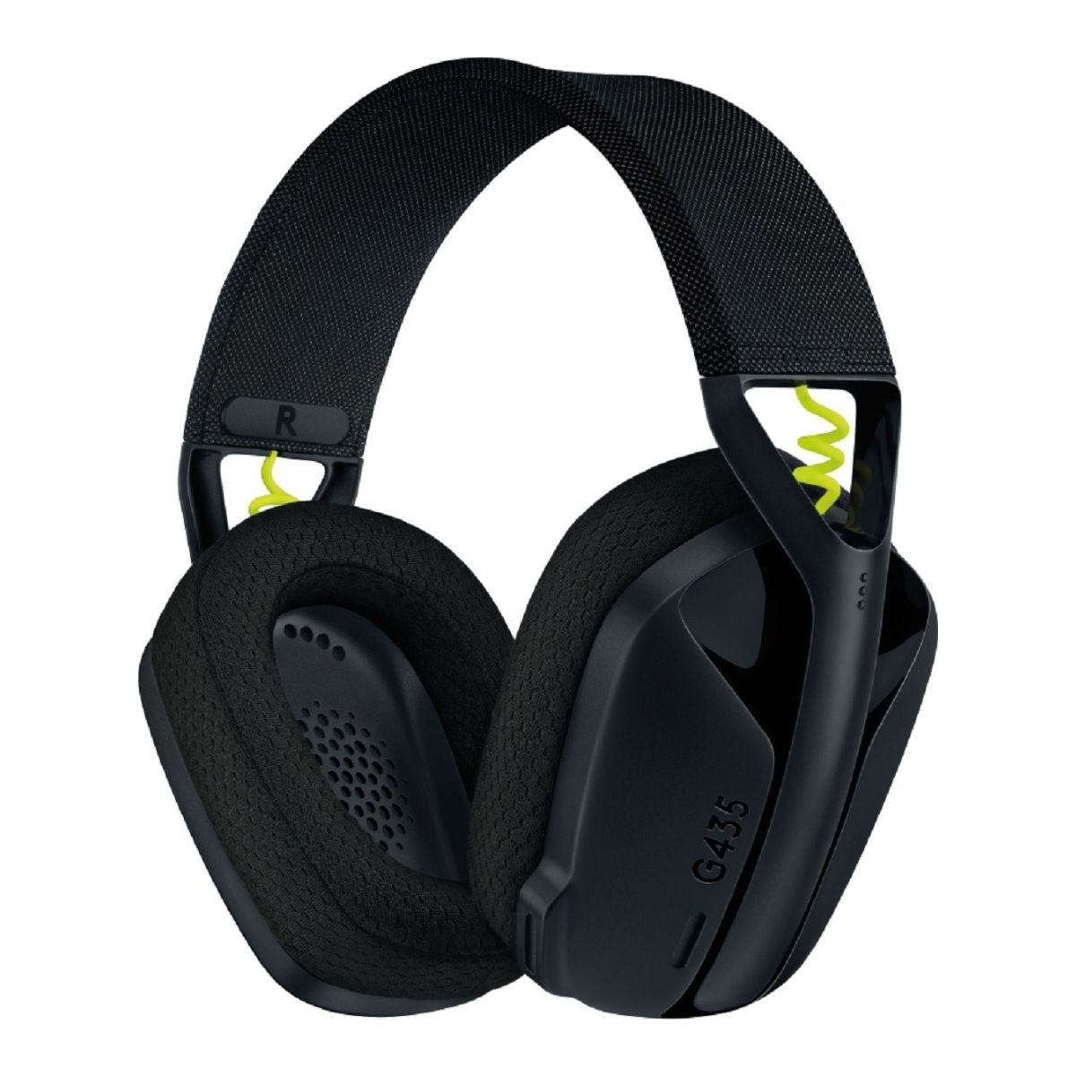 Logitech G435 LIGHTSPEED & Bluetooth Wireless Gaming Headset | Up to 18H Battery | 10m Range | 20Hz–20kHz | Black | 981-001050