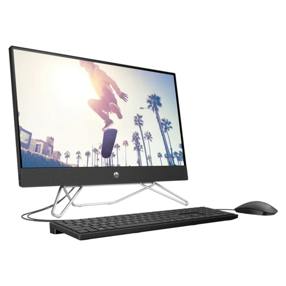 HP 24-CB1490 All-in-One Desktop PC | Intel Core i5-1235U | 8GB DDR4 | 512GB SSD | 2GB GeForce MX450 | 23.8-Inch FHD Touch | DOS | A7DA9EA-ENG