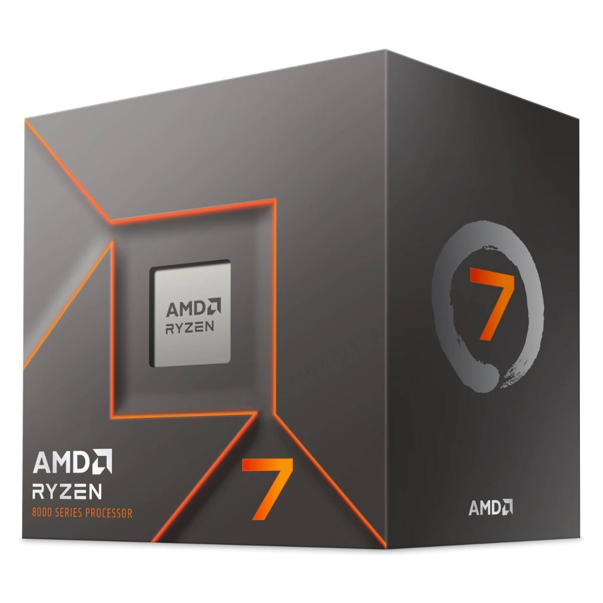 AMD Ryzen 7 8700F AM5 Desktop Processor | 8 Cores & 16 Threads | Up to 5.0GHz Max Boost | 16MB L3 Cache | DDR5 Memory Support | Tray | 100-000001590-Tray