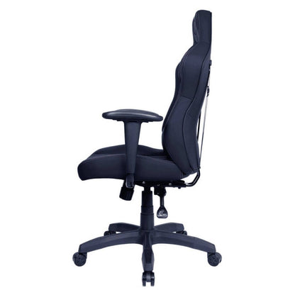 Cooler Master Caliber E1 Series Gaming Chair | Fixed Armrest | Ergonomic Headrest &amp; Lumbar Support | 90°–135° Recline | Perforated PU | High Density Foam | Black, Purple | CMI-GCE1-BK, CMI-GCE1-PR
