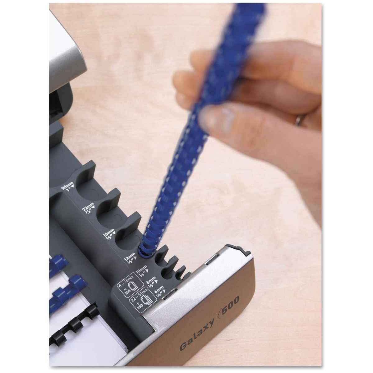 Fellowes Galaxy E 500 Electric Comb Binding Machine | 28 Sheet Electric Punch Capacity | 500 Sheet Binding Capacity | Professional Heavy-Duty Office Binder | FEL5218301