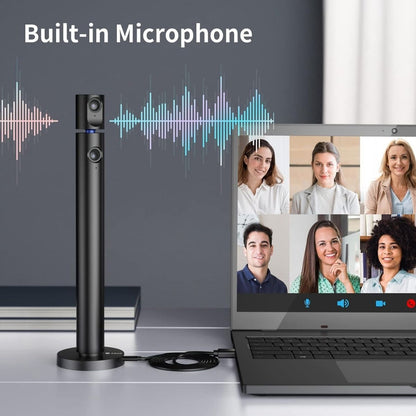 CZUR Halo X Pro Dual Webcam for PC | 1080P | Dual Camera | Built-in Microphone | 90° View