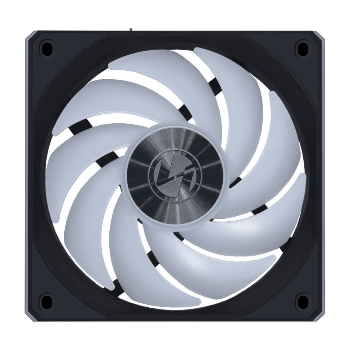 Lian-Li UNI FAN CL Wireless Computer Fan – 120mm, 2150 RPM, 77.34 CFM Airflow, FDB Bearing, Single Pack | Black / White