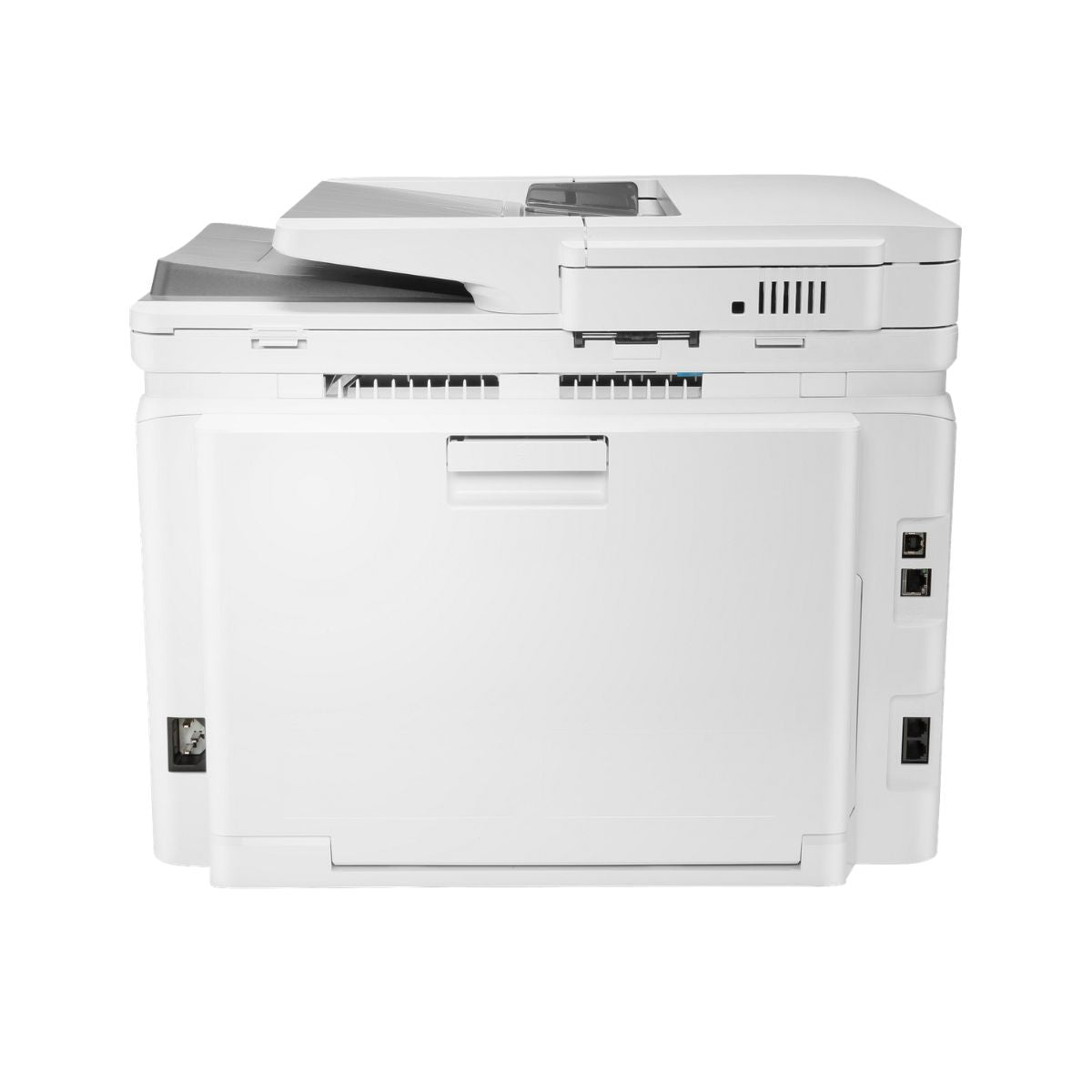 HP M283fdw Color LaserJet Pro Multi-Function Printer, Print, Copy, Scan, Fax, 22 ppm Print Speed, 600 x 600 dpi Resolution, 2.7" Color Touchscreen, 50-Page ADF for Scanning and Copying- 7KW75A
