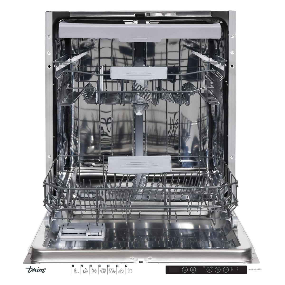 Terim TERBIDW1507FI Built-In Dishwasher – Fully Integrated, 60 cm, 15 Place Settings, 7 Programs