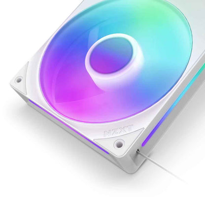 NZXT F240 RGB Core 240mm RGB Fan Unit – Single-Frame Design, 2x 120mm FDB Fans, 2400 RPM, 75.12 CFM