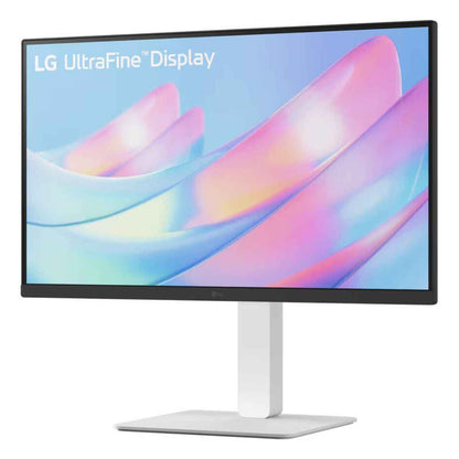 LG UltraFine 27" 4K UHD Monitor | IPS Display | 60Hz Refresh Rate | 5ms Response Time | HDR Support | White | 27US550-W | Without Box