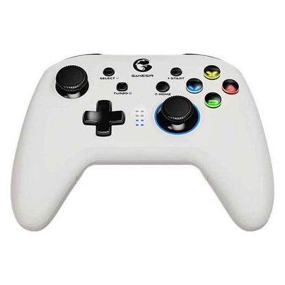 GameSir T4 Pro Wireless Game Controller Dual Shock, USB & Bluetooth, LED Backlight, Multi-Platform Gamepad (White) | T4PROW
