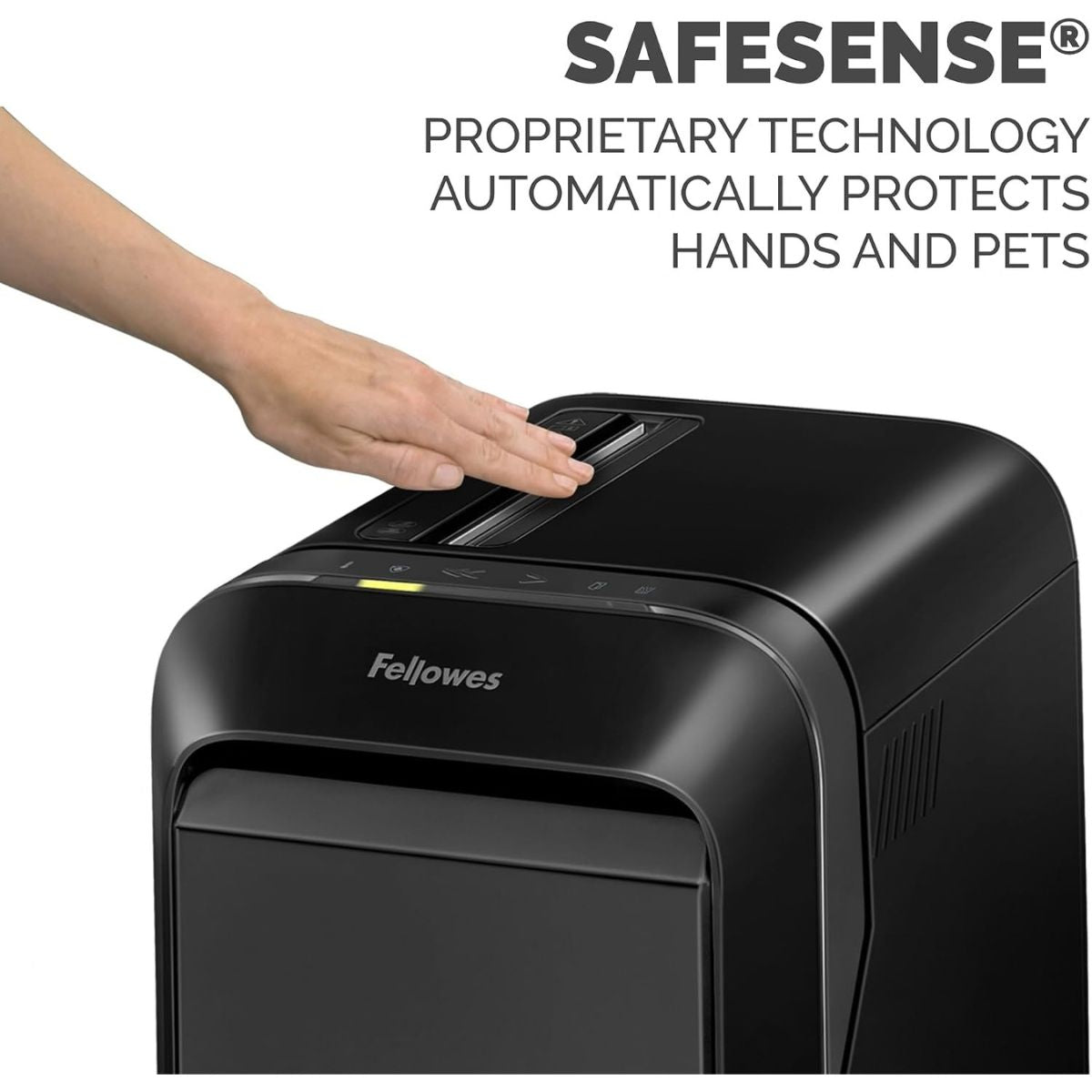 Fellowes Powershred LX220 Micro-Cut Shredder | P-4 | 20-Sheet Capacity | 2 × 12mm | 8-Gallon Bin | Black | 5015401