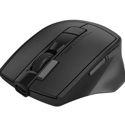 A4Tech FB45CS Wireless Bluetooth Mouse – Dual Mode, Rechargeable, Silent Click, Ergonomic Design (Metallic Gray)