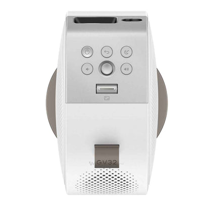 BenQ GV32 Portable Smart Projector – 1080p Full HD, 500 ANSI Lumens, Google TV, Bedside Ceiling Projection, Built-in Speakers, Wireless Streaming | GV32