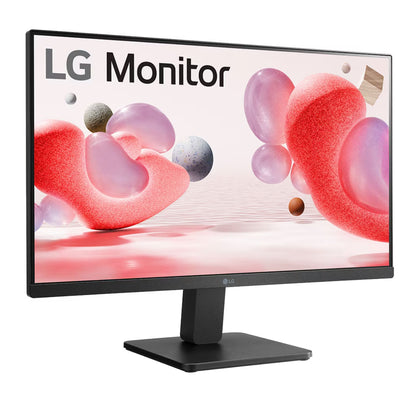 LG 24MR400 3-Side Borderless Monitor , 23.8" FHD IPS Display, 100Hz Refresh Rate, 5ms Response Time, AMD FreeSync Technology, D-Sub / HDMI / 3.5mm Audio Port, Black