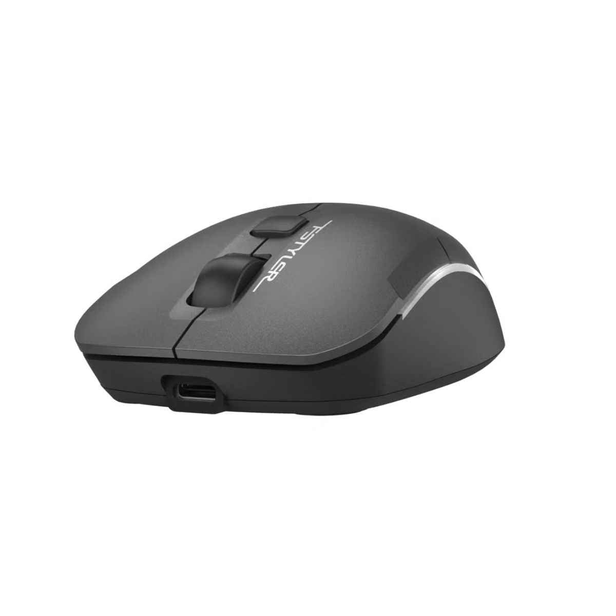 A4Tech Fstyler FB26CS Air2 Wireless Mouse – Dual Mode (BT + 2.4G), Rechargeable, Desk + Air Control, White Backlit