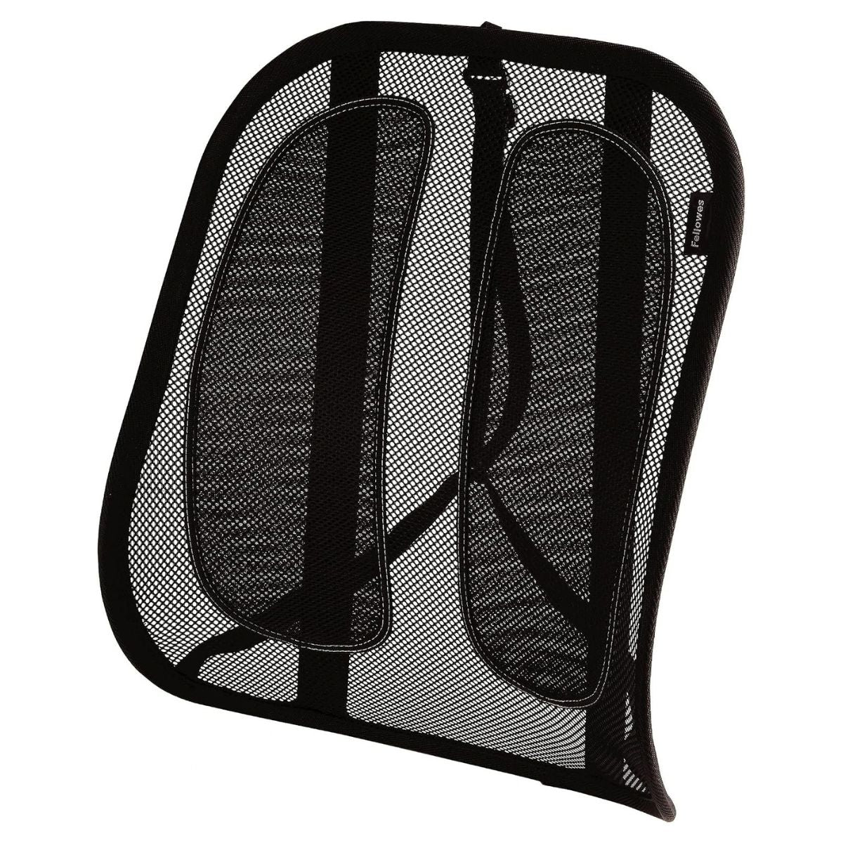 Fellowes Office Suites Mesh Back Support | Full Back Coverage | Tri-Tensioning | Breathable Mesh | Black | 9191301