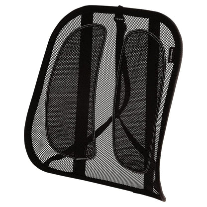 Fellowes Office Suites Mesh Back Support | Full Back Coverage | Tri-Tensioning | Breathable Mesh | Black | 9191301