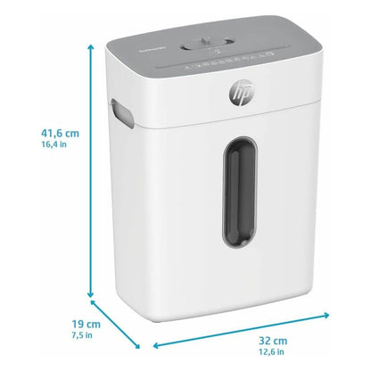 HP OneShred 8CC 2801 – Compact Cross-Cut Paper Shredder (Up to 8 Sheets)