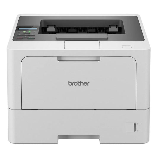Brother HL-L5210DW Mono Laser Printer, Up to 48 PPM Print Speed, Up to 1200 x 1200 DPI Resolution, Wireless Connectivity, Up to 250 Sheets Input Capacity, Gray | HL-L5210DW