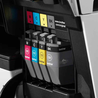 Brother J3940DW MFC A3 Inkjet Printer, Up to 28.0/28.0 ipm Print Speed, Up to 1200 4800 dpi, 3.5" TFT Touch LCD, Up to 500 +100 Sheets Multi-purpose Tray, Wi-Fi / USB 2.0