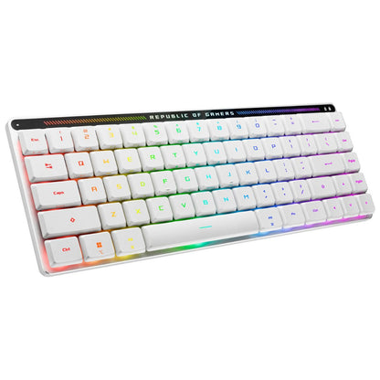 Asus ROG Falchion RX Low Profile Gaming Keyboard – 65% Compact, Tri-Mode Wireless, Optical Switches, Touch Panel, Aura RGB