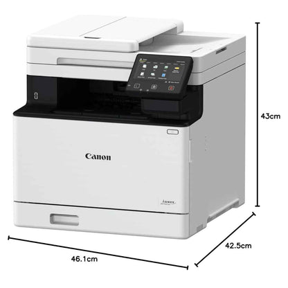 Canon i-SENSYS MF754Cdw AIO Colour Laser Printer – Print, Scan, Copy, Fax, 33ppm, 1200 × 1200 dpi, 5” Touch LCD, WiFi, Duplex Printing, White | 5455C009