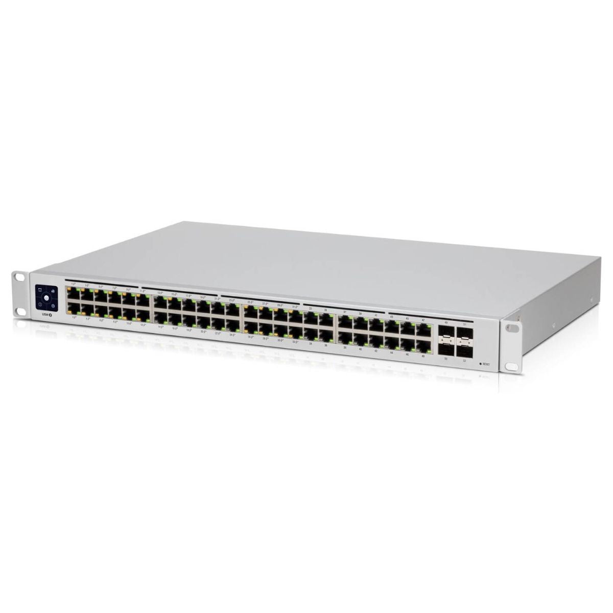 Ubiquiti UniFi USW-48-POE Managed Switch | 48-Port Gigabit PoE+ Switch | 195W PoE Budget | Layer 2 Management | USW-48-POE
