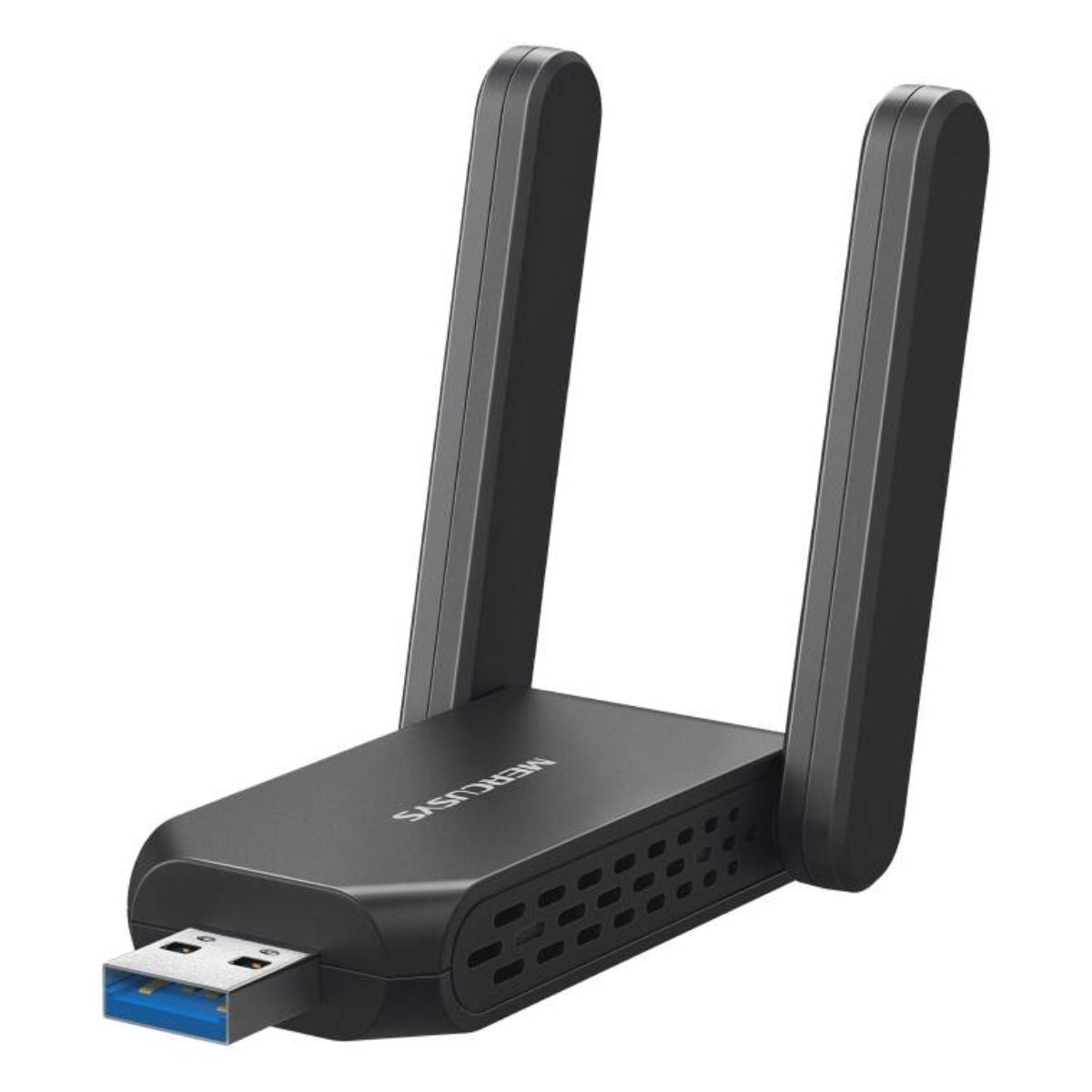 MERCUSYS MA72XH AX1800 Wi-Fi 6 USB Adapter | Dual-Band 1775 Mbps | 2 High-Gain Antennas | USB 3.0 | WPA3