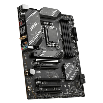 MSI B760 Gaming Plus WIFI DDR5 ATX LGA 1700 Socket Motherboard, Intel B760 Chipset, Dual-Channel Mode, Intel Wi-Fi 6E, 5x PCI-E x16 Slot, 2x M.2 Storage