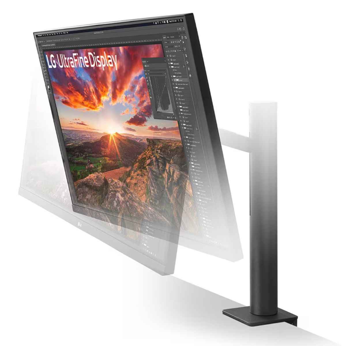 LG 32UN880K-B Ergo Monitor – 31.5" UHD 4K IPS Display, HDR10, USB-C, Ergo Stand